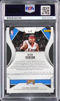 76ers Allen Iverson Authentic Signed 2019 Panini Prizm #6 Card PSA/DNA Slabbed