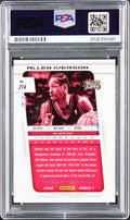 76ers Allen Iverson Authentic Signed 2013 Panini Prizm #214 Card PSA/DNA Slabbed