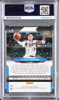 76ers Allen Iverson Signed 2020 Panini Prizm Silver #19 Card PSA/DNA Slabbed