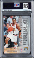 76ers Allen Iverson Authentic Signed 1999 Skybox Metal #36 Card PSA/DNA Slabbed