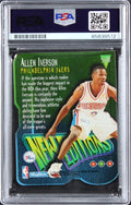 76ers Allen Iverson Signed 1996 SkyBox Premium #5 Rookie Card PSA/DNA Slabbed