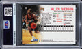 76ers Allen Iverson 1999 Fleer Tradition #123 Card Autographed PSA/DNA Slabbed