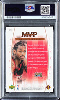 76ers Allen Iverson Signed 2000 Upper Deck GJ Edition #410 Card PSA/DNA Slabbed