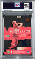 76ers Allen Iverson 2000 Upper Deck Slam #40 Card Autographed PSA/DNA Slabbed