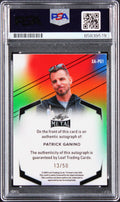 Allen Iverson Signed 2025 Leaf #SA-PG1 13/50 Hand Painted Card PSA/DNA Slabbed