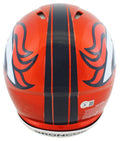 Broncos John Lynch "HOF '21" Signed Flash F/S Speed Proline Helmet W/ Case BAS W