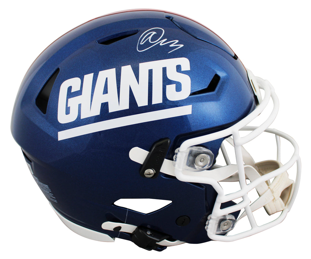 Giants Abdul Carter Authentic Signed Speed Flex Full Size Helmet BAS Witnessed 2