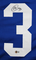 Abdul Carter Authentic Signed Blue Pro Style Jersey Autographed BAS Witnessed 2