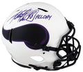 Adrian Peterson "All Day" Signed Lunar F/S Speed Proline Helmet W/ Case BAS Wit