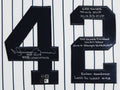 Yankees Mariano Rivera "10x Stat" Signed White Pinstripe Framed Jersey Steiner