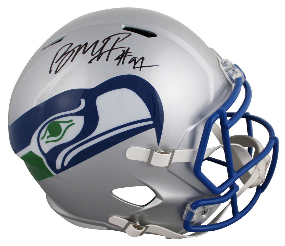 Seahawks Byron Murphy II Signed 1983-01 TB Full Size Speed Rep Helmet BAS Wit