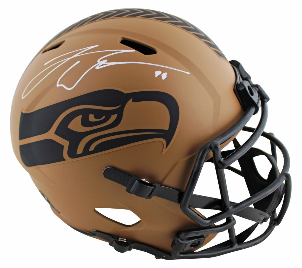 Seahawks Leonard Williams Signed STS II Full Size Speed Rep Helmet BAS Witnessed