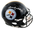 Steelers Terry Bradshaw Signed Full Size Speed Proline Helmet W/ Case BAS Wit