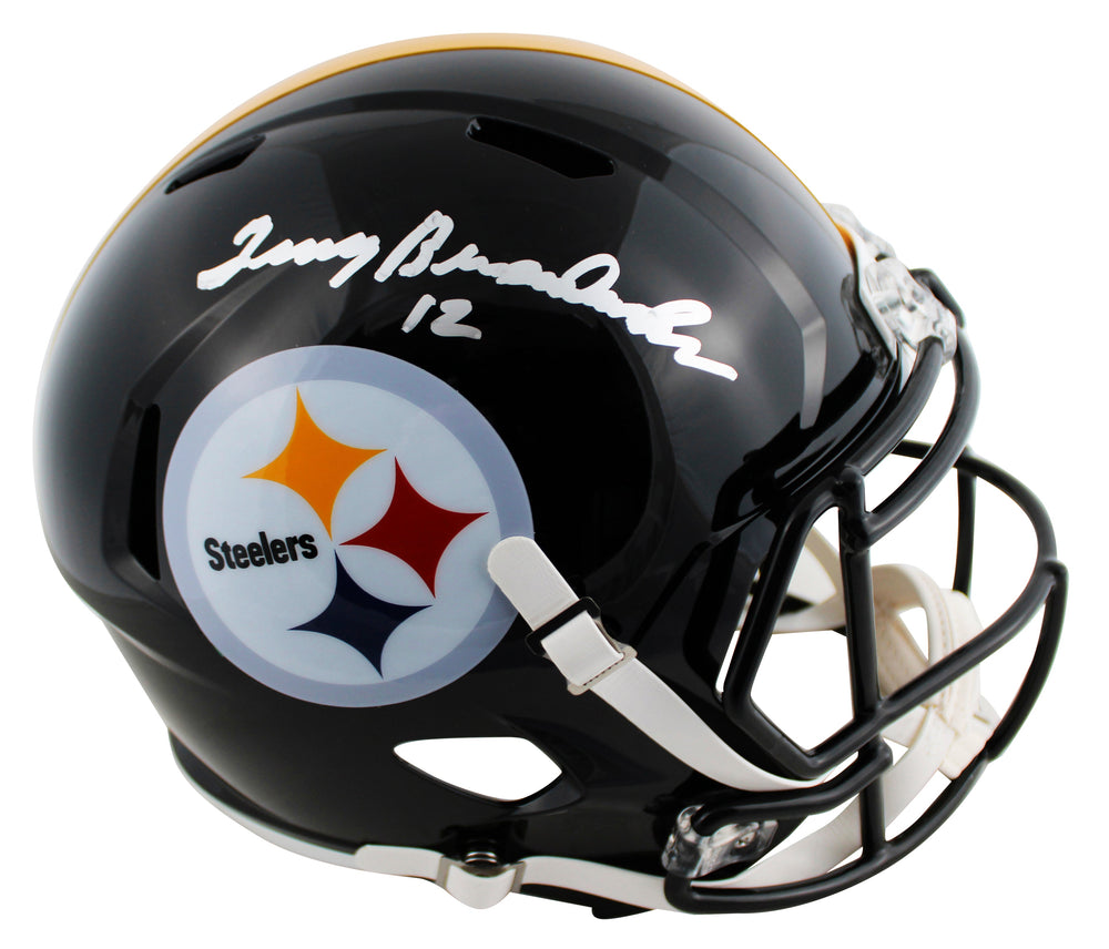 Steelers Terry Bradshaw Authentic Signed Full Size Speed Rep Helmet BAS Witness