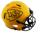 Chiefs Kenneth Walker III Signed Rave F/S Speed Proline Helmet W/ Case BAS Wit