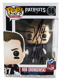 Patriots Rob Gronkowski Signed Patriots #56 Funko Pop Vinyl Figure BAS #BQ56273