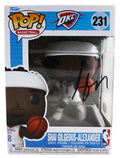 Thunder Shai Gilgeous-Alexander Signed OKC #231 Funko Pop Figure JSA #CE80228