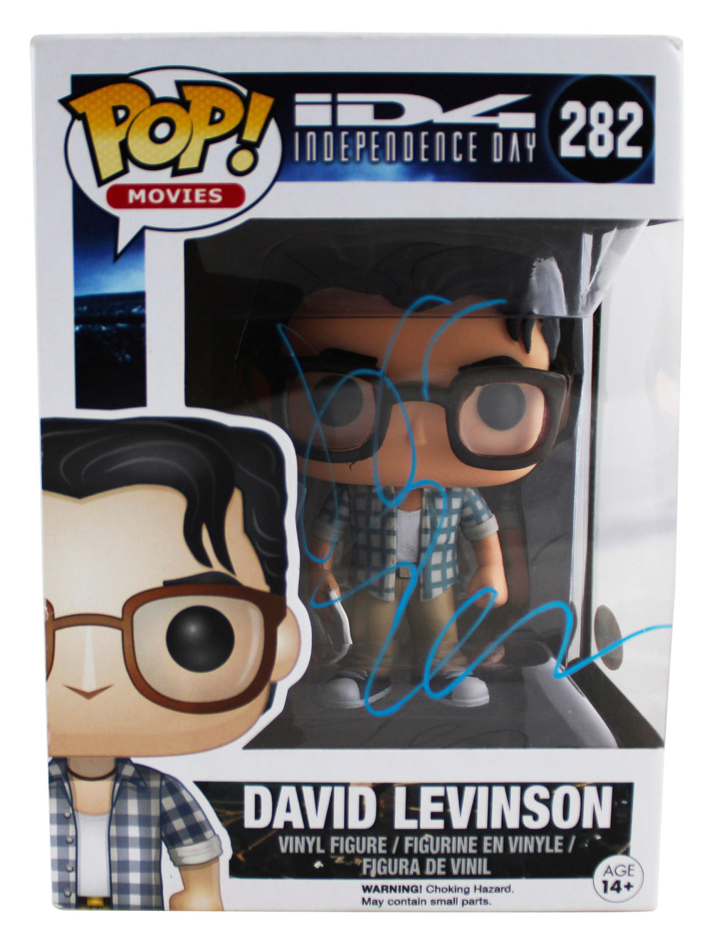 Jeff Goldblum Signed Independence Day #282 Funko Pop Vinyl Figure JSA #AS72299