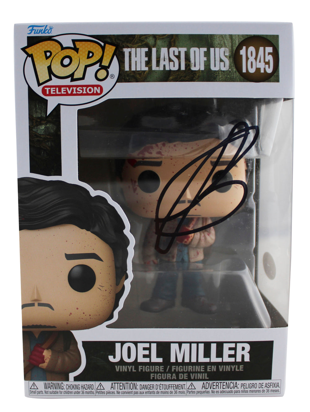 Troy Baker Signed Joel Miller The Last Of Us #1845 Funko Pop Vinyl Figure JSA
