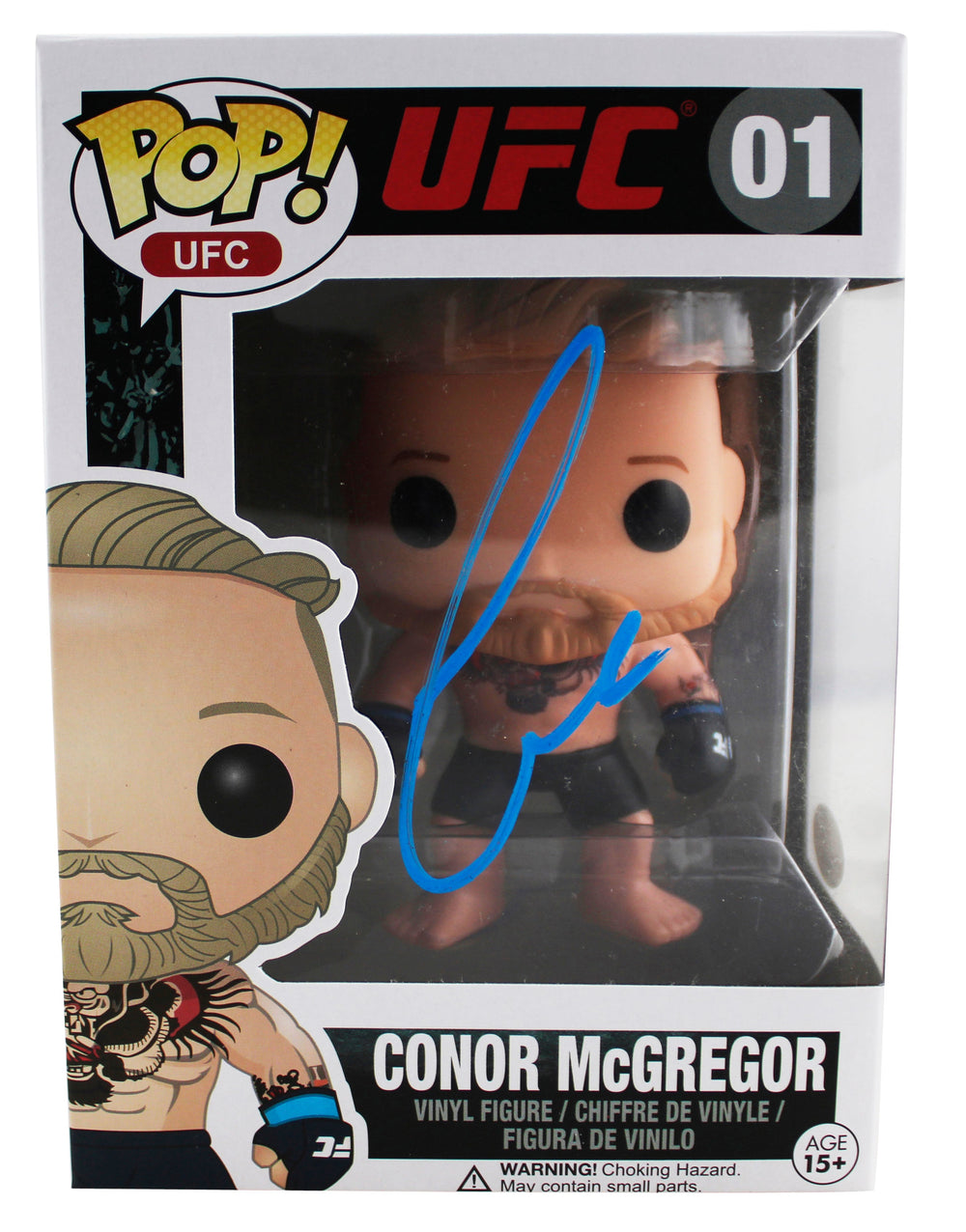 Conor McGregor Authentic Signed UFC #01 Funko Pop Vinyl Figure JSA #AN49326