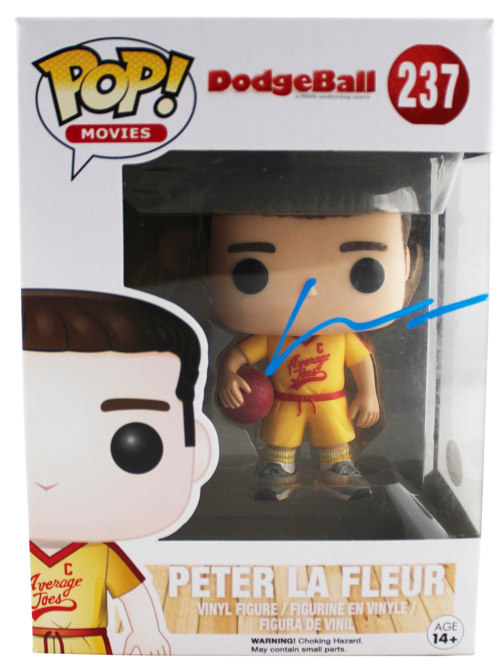 Vince Vaughn Authentic Signed Dodgeball #237 Funko Pop Vinyl Figure JSA #CD80439
