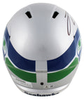 Seahawks Leonard Williams Signed 1983-01 TB F/S Speed Rep Helmet W/ Case BAS Wit