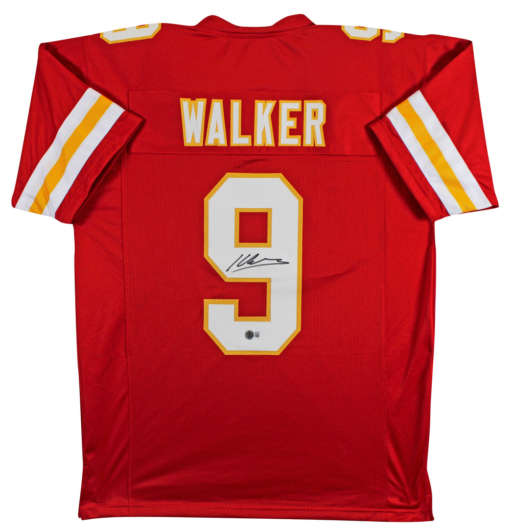 Kenneth Walker III Authentic Signed Red Pro Style Jersey BAS Witnessed