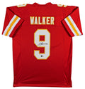 Kenneth Walker III Authentic Signed Red Pro Style Jersey BAS Witnessed