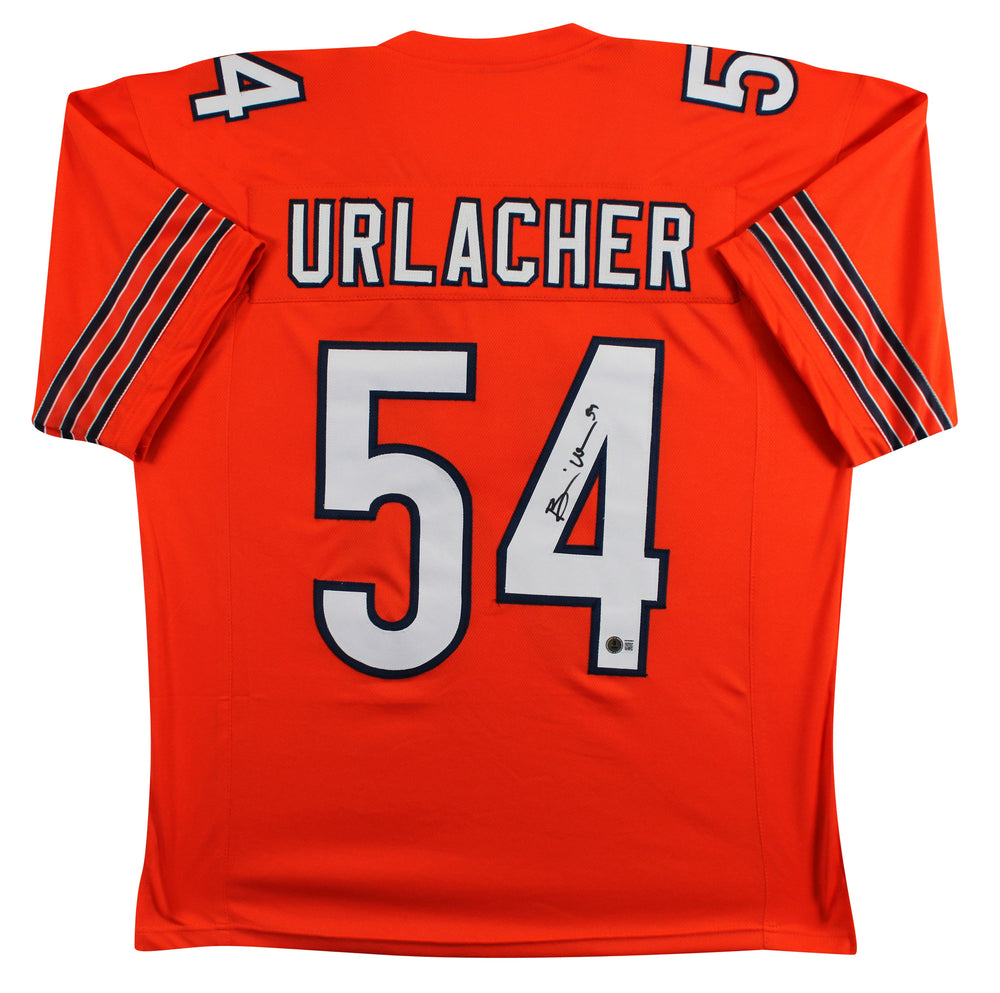 Brian Urlacher Authentic Signed Orange Pro Style Jersey Autographed BAS
