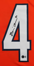Brian Urlacher Authentic Signed Orange Pro Style Jersey Autographed BAS