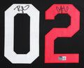 WWE Nikki Bella & Bri Bella Signed Black Pro Style Framed Jersey BAS W #WR27164