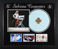 Sabrina Carpenter Signed Man's Best Friend Framed Album Insert w/ Vinyl PSA 2