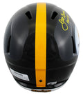 Steelers Joe Greene "HOF 87" Signed Full Size Speed Rep Helmet W/ Case BAS Wit 2