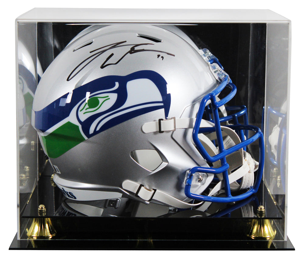 Seahawks Leonard Williams Signed 1983-01 TB F/S Speed Rep Helmet W/ Case BAS Wit