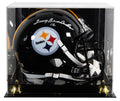 Steelers Terry Bradshaw Signed Full Size Speed Rep Helmet W/ Case BAS Witnessed