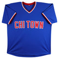 Sammy Sosa Authentic Signed Blue Pro Style Jersey Autographed BAS Witnessed 3