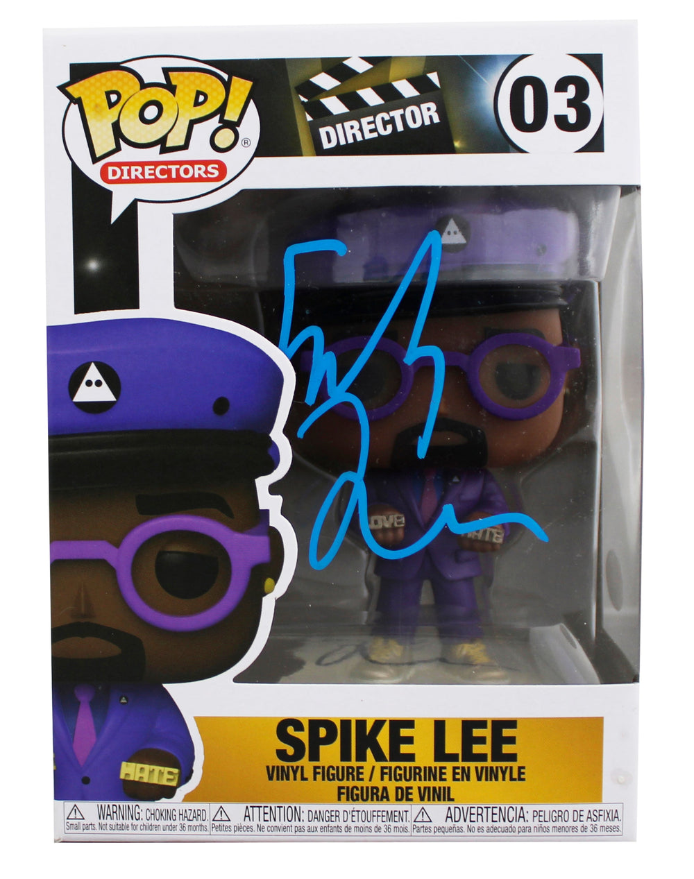 Spike Lee Authentic Signed Director #03 Funko Pop Vinyl Figure w/ Blue Sig JSA