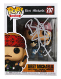 Bret Michaels Poison Authentic Signed Bret Michaels #207 Funko Pop Figure JSA
