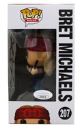 Bret Michaels Poison Authentic Signed Bret Michaels #207 Funko Pop Figure JSA