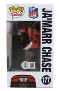 Bengals Ja'Marr Chase Authentic Signed #177 Funko Pop Vinyl Figure BAS Witnessed