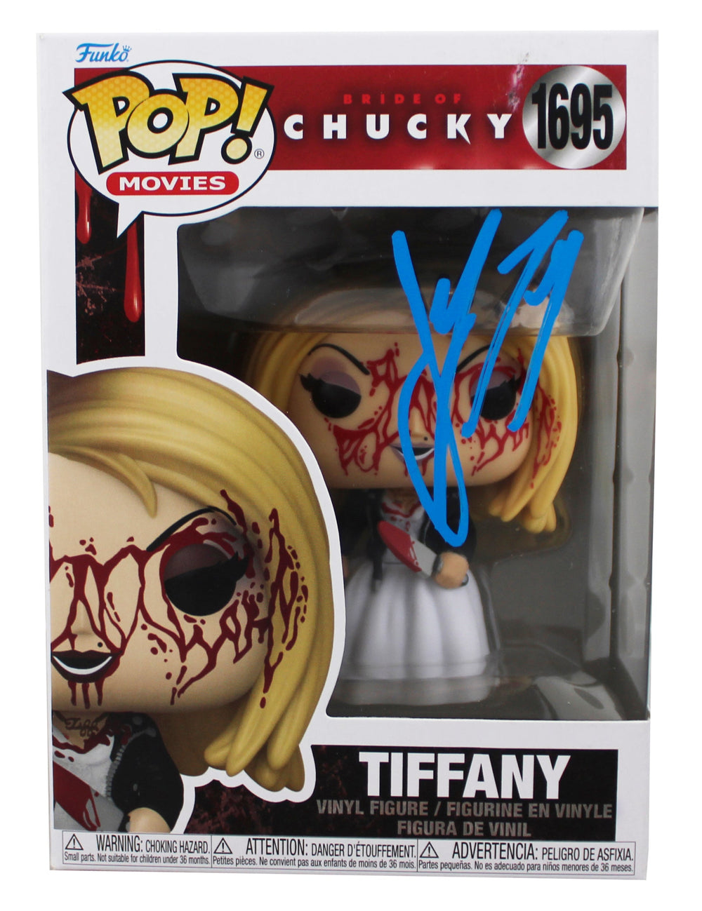 Jennifer Tilly Bride of Chucky Signed #1695 Funko Pop Vinyl Figure JSA #CE80208