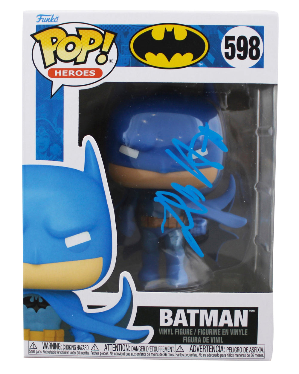Will Arnett Lego Batman Movie Signed Batman #598 Funko Pop Figure BAS #BW46771