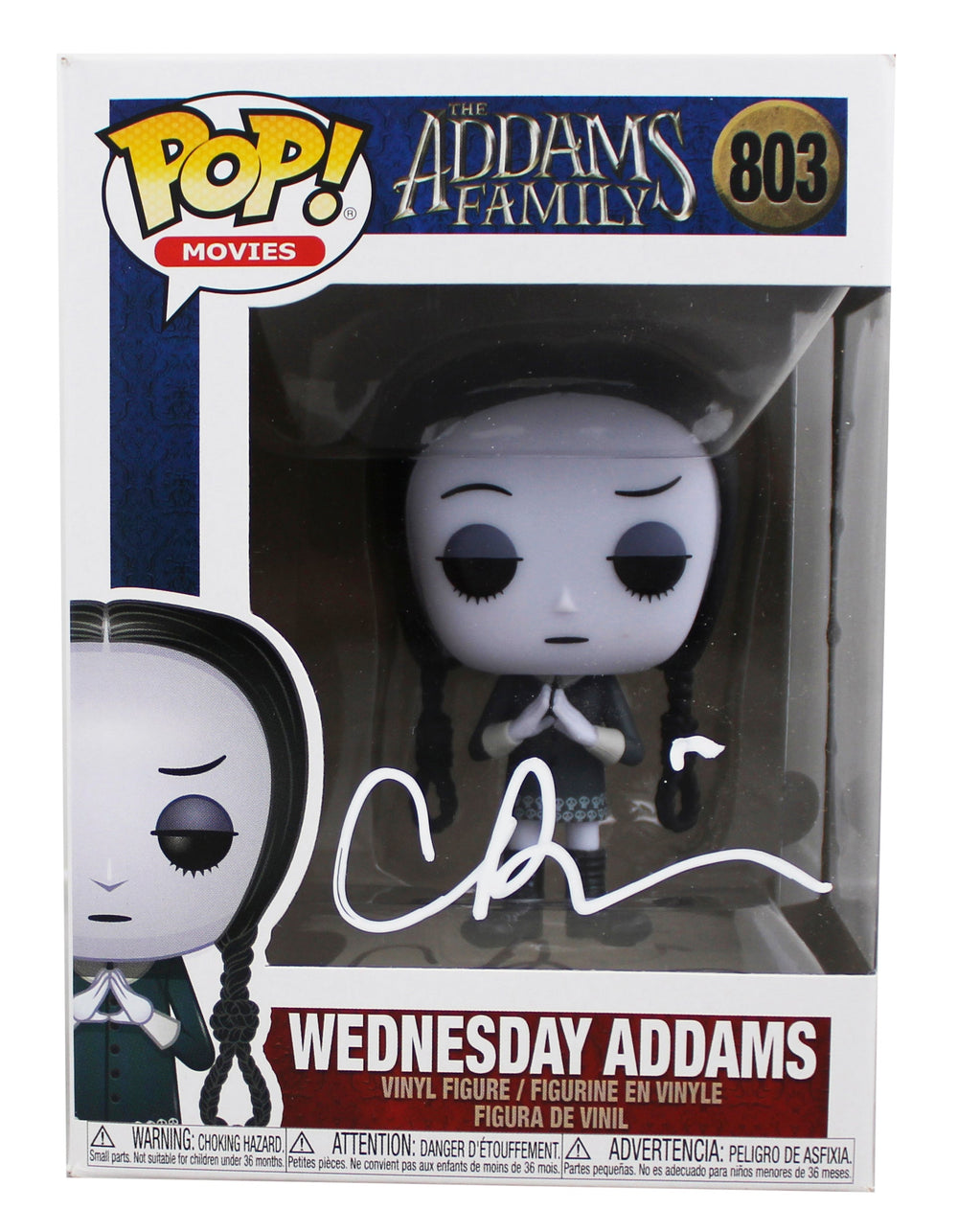 Christina Ricci The Addams Family Signed #803 Funko Pop Figure BAS #WF93213