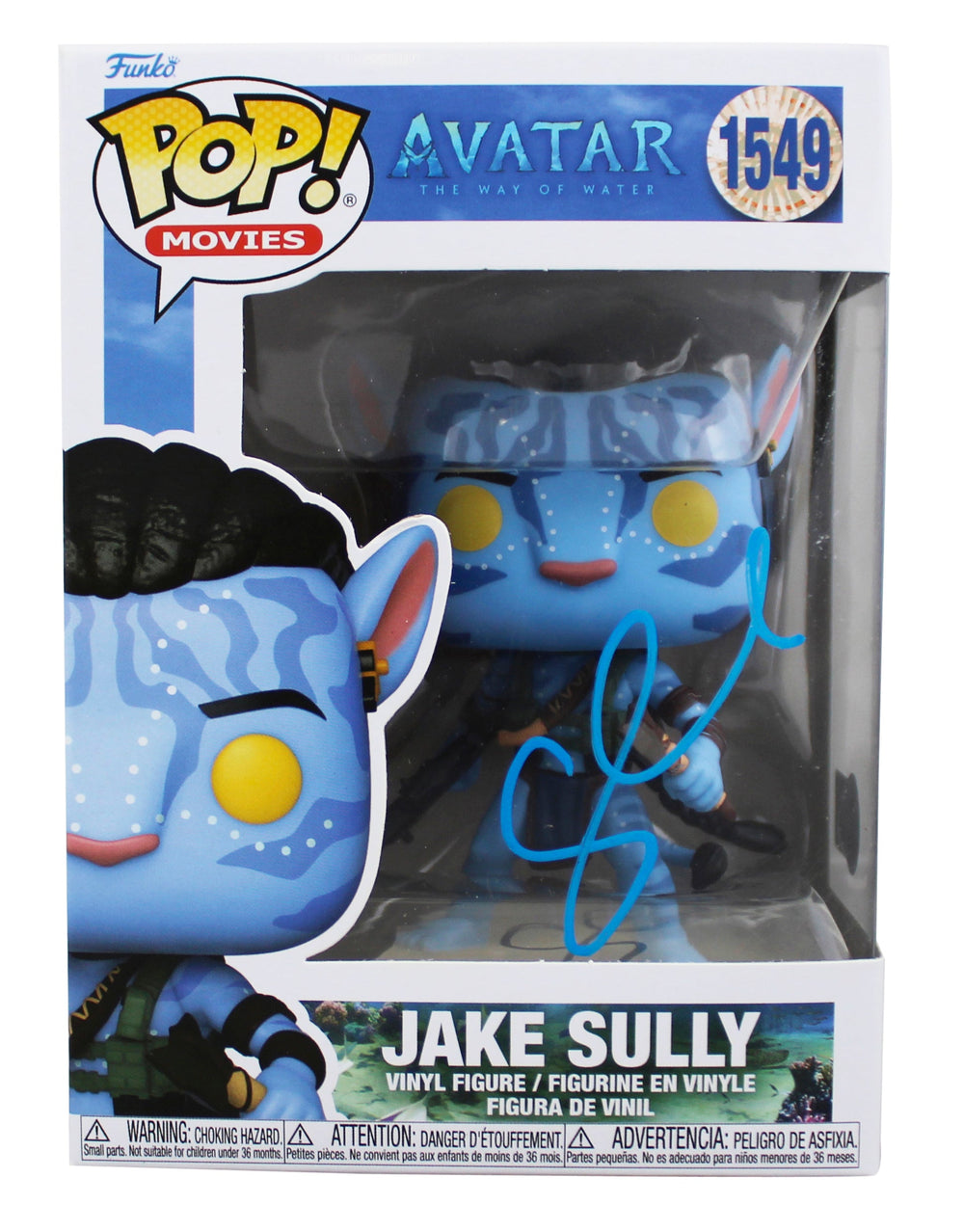 Sam Worthington Avatar Signed Jake Sully #1549 Funko Pop Figure BAS #BX04546