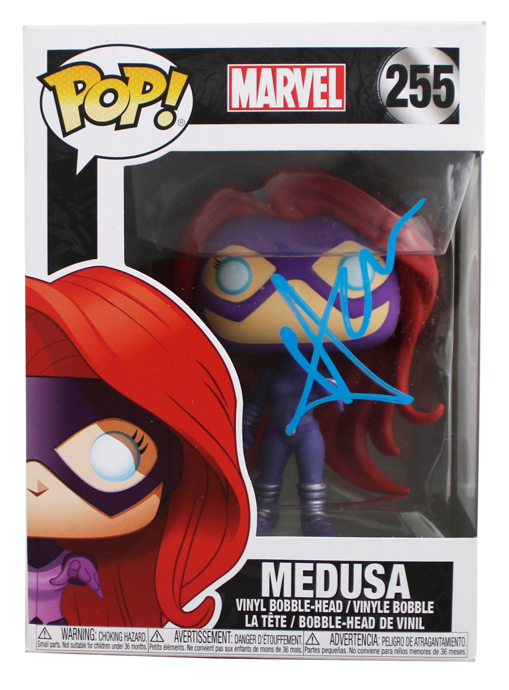 Serinda Swan Marvel's Inhumans Signed Medusa #255 Funko Pop Figure JSA #CE80240