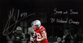 Ohio State Jack Sawyer "2x Insc" Signed 16x20 Horizontal Spotlight Photo BAS W 2