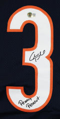 Charles Tillman "Peanut Peanut" Signed Navy Pro Style Jersey BAS Wit #4W645174