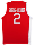 Shai Gilgeous-Alexander Signed Red Nike Team Canada Swingman Jersey JSA #CN07327