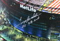 SB MVPs (4) Brady, Montana, Bradshaw & Manning Signed & Framed 28x32 Canvas BAS