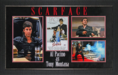 Al Pacino Scarface Authentic Signed 8x10 Framed Photo PSA/DNA #AQ49181